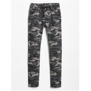 NEW Gap Kids Pull On Slim Fit Leg Elastic Drawstring Waist Jeans Denim Pants 10